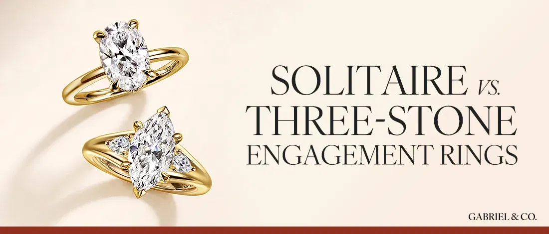 Solitaires vs Three Stone Engagement Rings